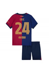 Barcelona Eric Garcia #24 Babytruitje Thuis tenue Kind 2024-25 Korte Mouw (+ Korte broeken)